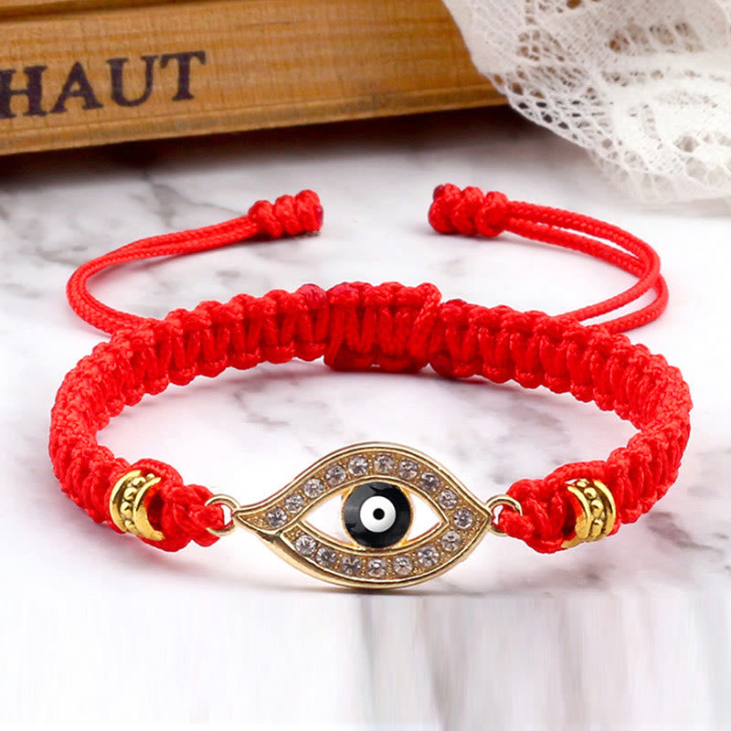 Karma Stone Red String Evil Eye Bracelet