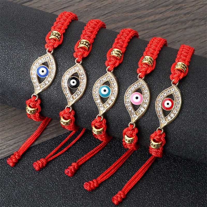 Karma Stone Red String Evil Eye Bracelet