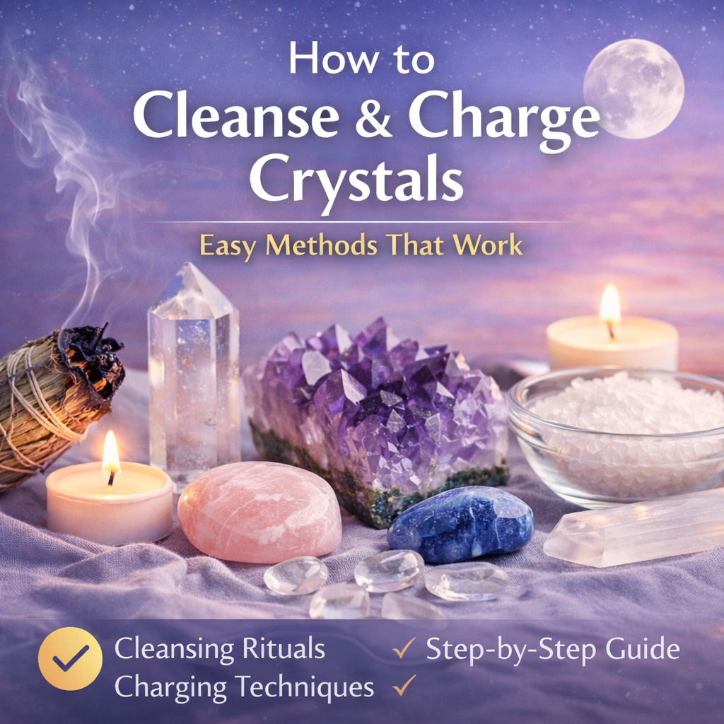 How to Cleanse and Charge Crystals: Easy Methods That Work