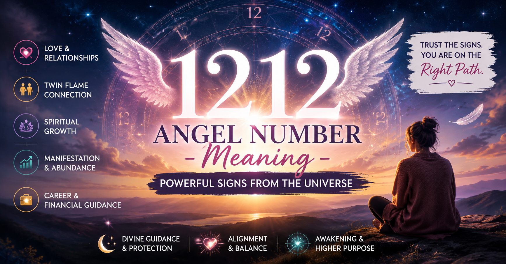 1212 Angel Number Meaning: Powerful Spiritual Signs From the Universe