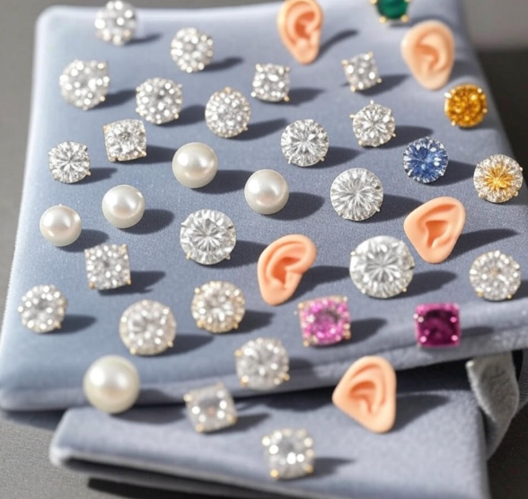 The Subtle Charm of Stud Earrings: A Classic Accessory