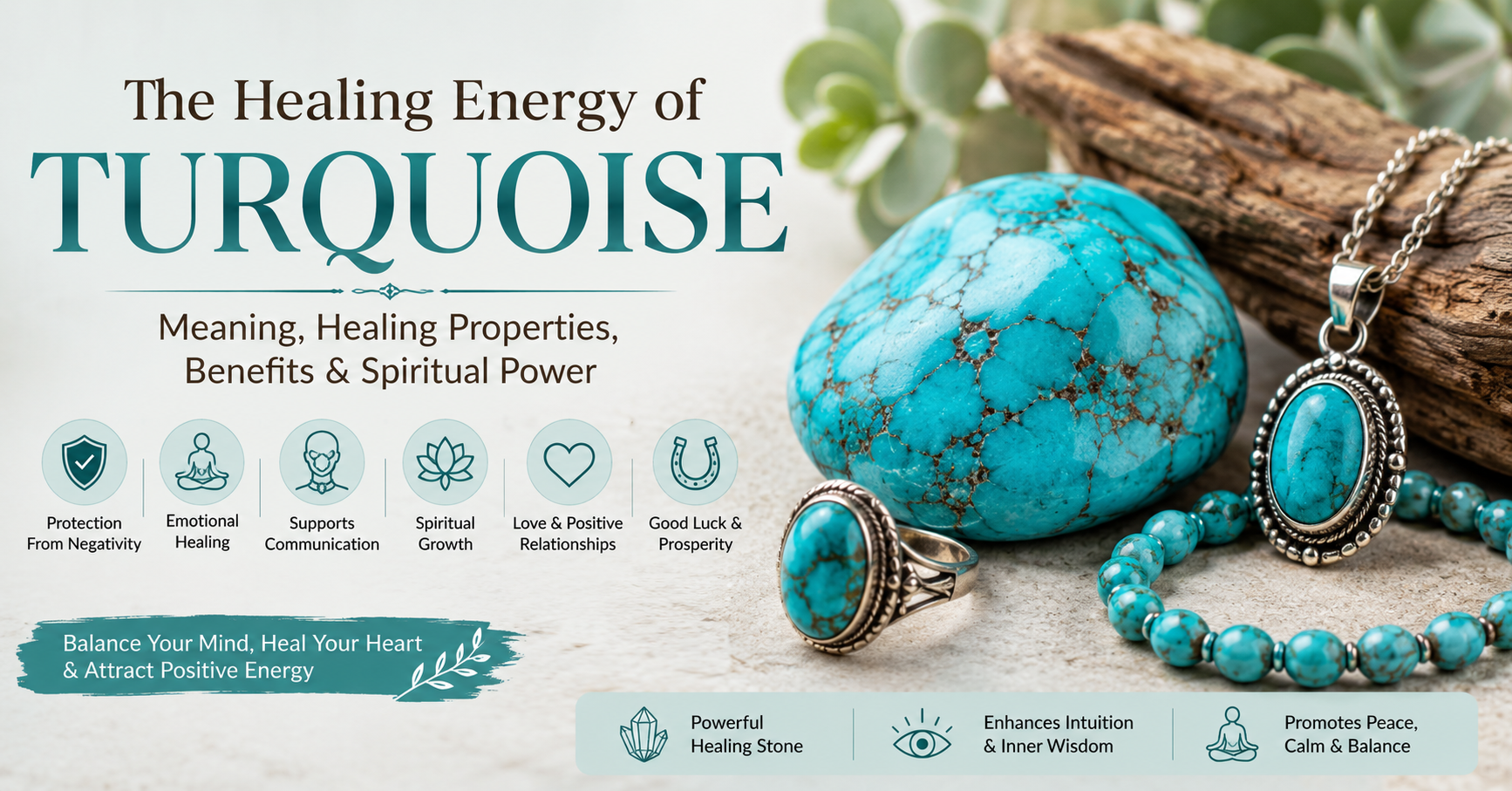The Complete Guide to Turquoise Crystal Meaning, Healing Properties, and Spiritual Benefits