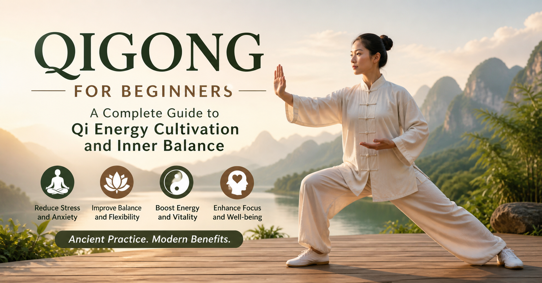 Qigong for Beginners: A Complete Guide to Qi Energy Cultivation and Inner Balance