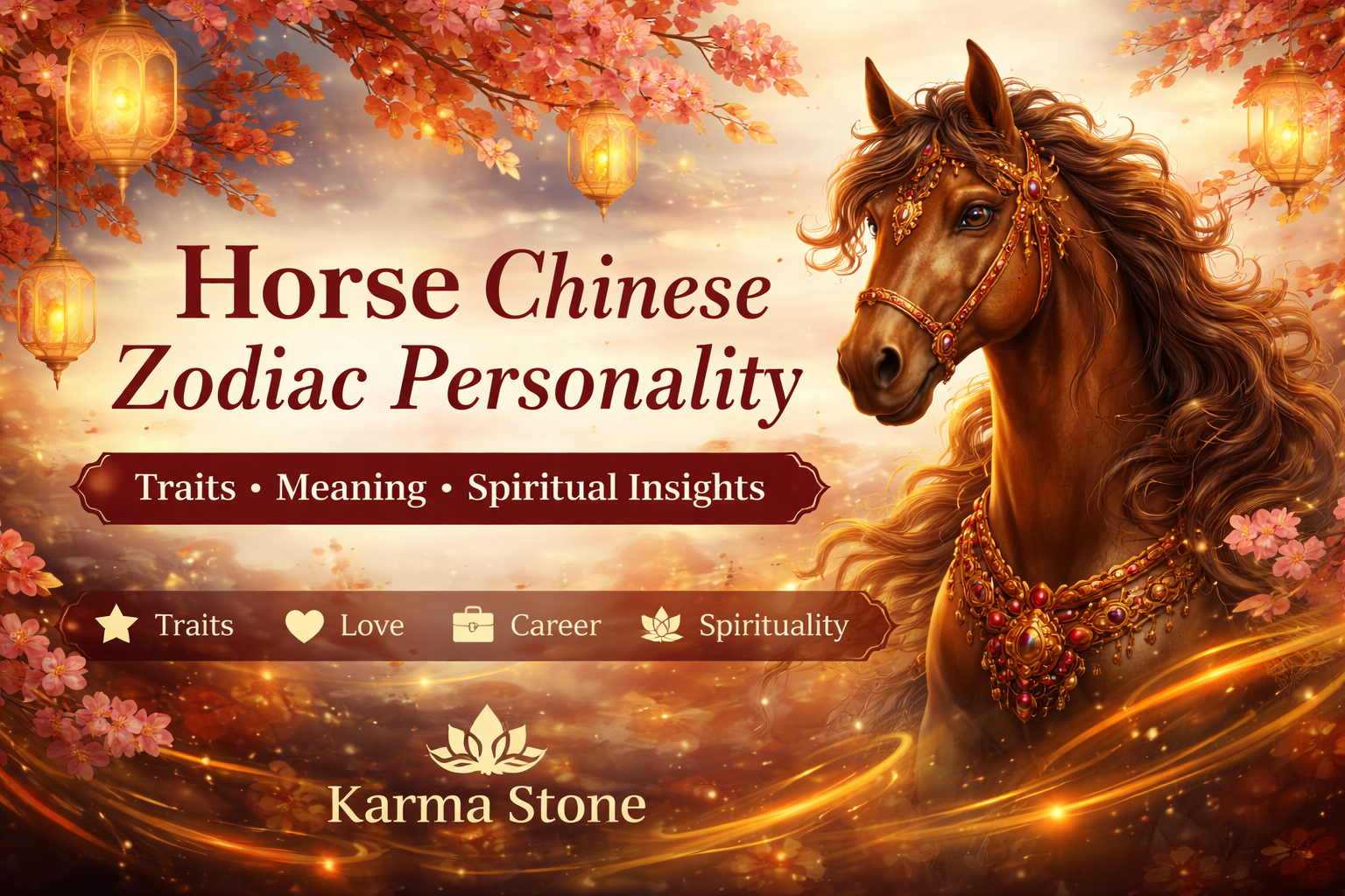Horse Chinese Zodiac Personality: Meaning, Traits, and Spiritual Power with Karma Stone Jewelry