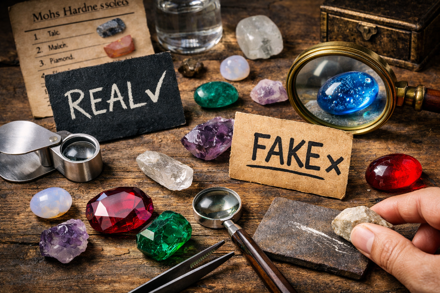 Real vs Fake Gemstones: How to Identify Authentic Stones at Home