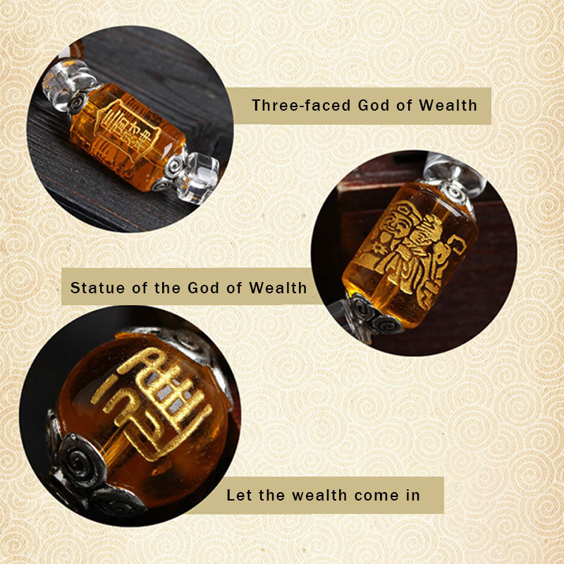 Karma Stone Tiger Eye Bead Fortune Prosperity Bracelet