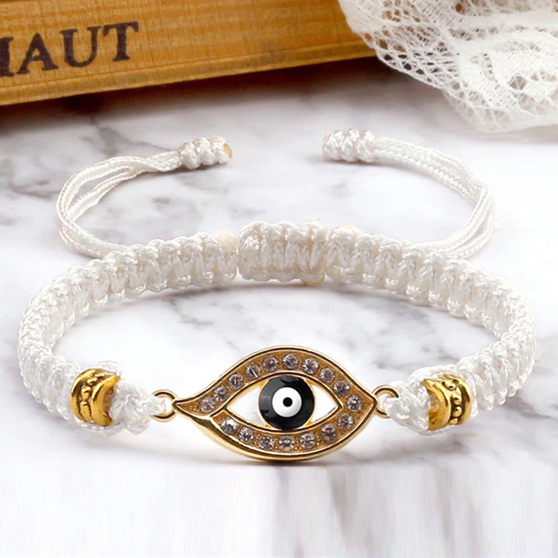 Karma Stone Evil Eye Keep Away Evil Spirits String Bracelet