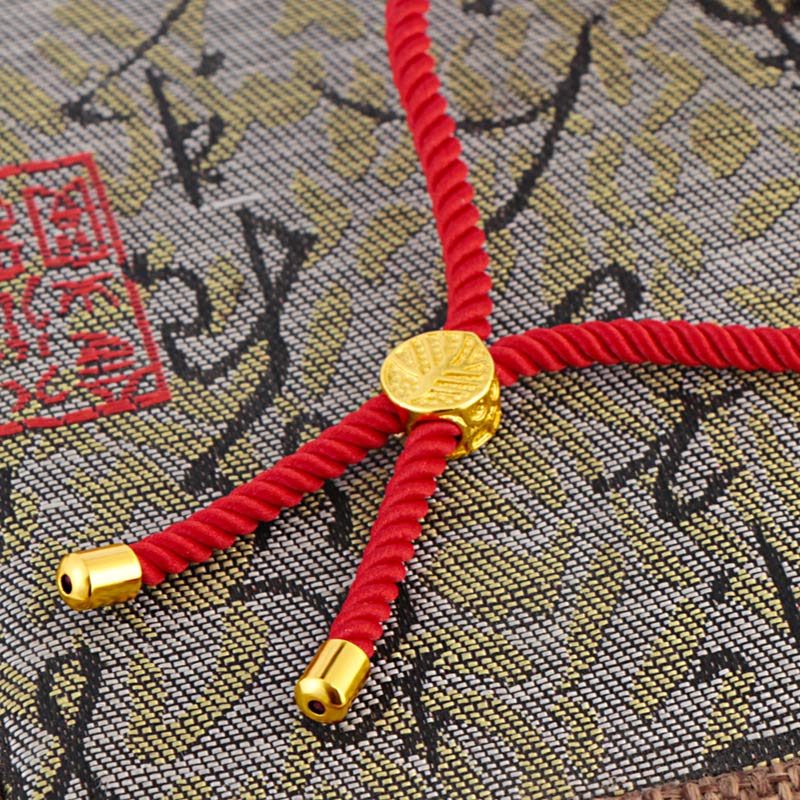 Karma Stone Wealth Attractor Red Agate Pixiu Red String Bracelet