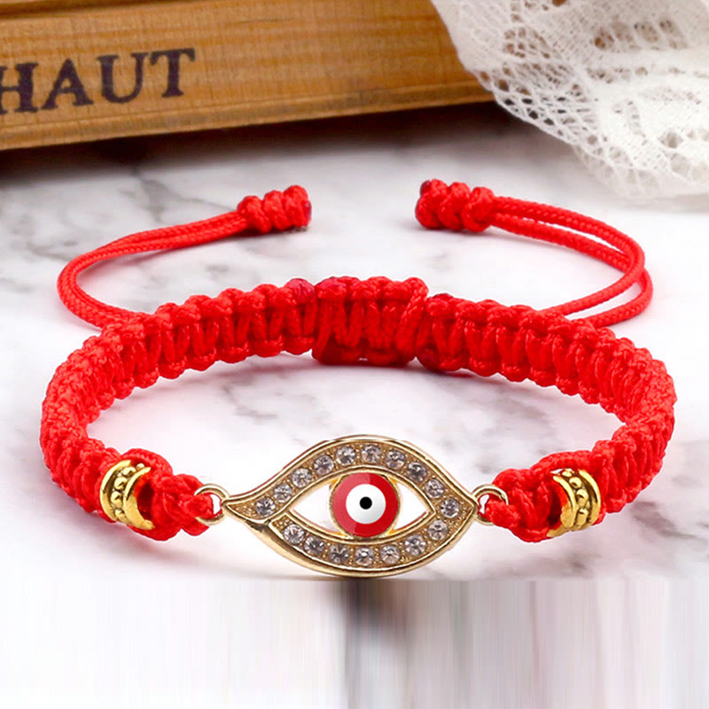 Karma Stone Evil Eye Keep Away Evil Spirits String Bracelet