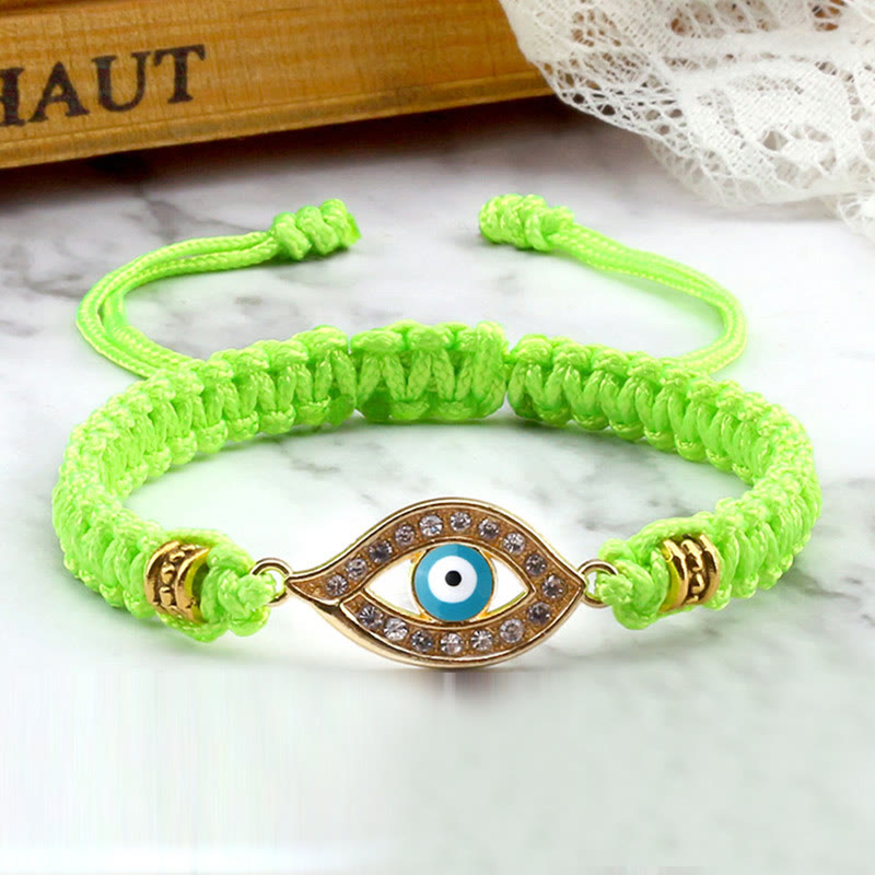 Karma Stone Evil Eye Keep Away Evil Spirits String Bracelet