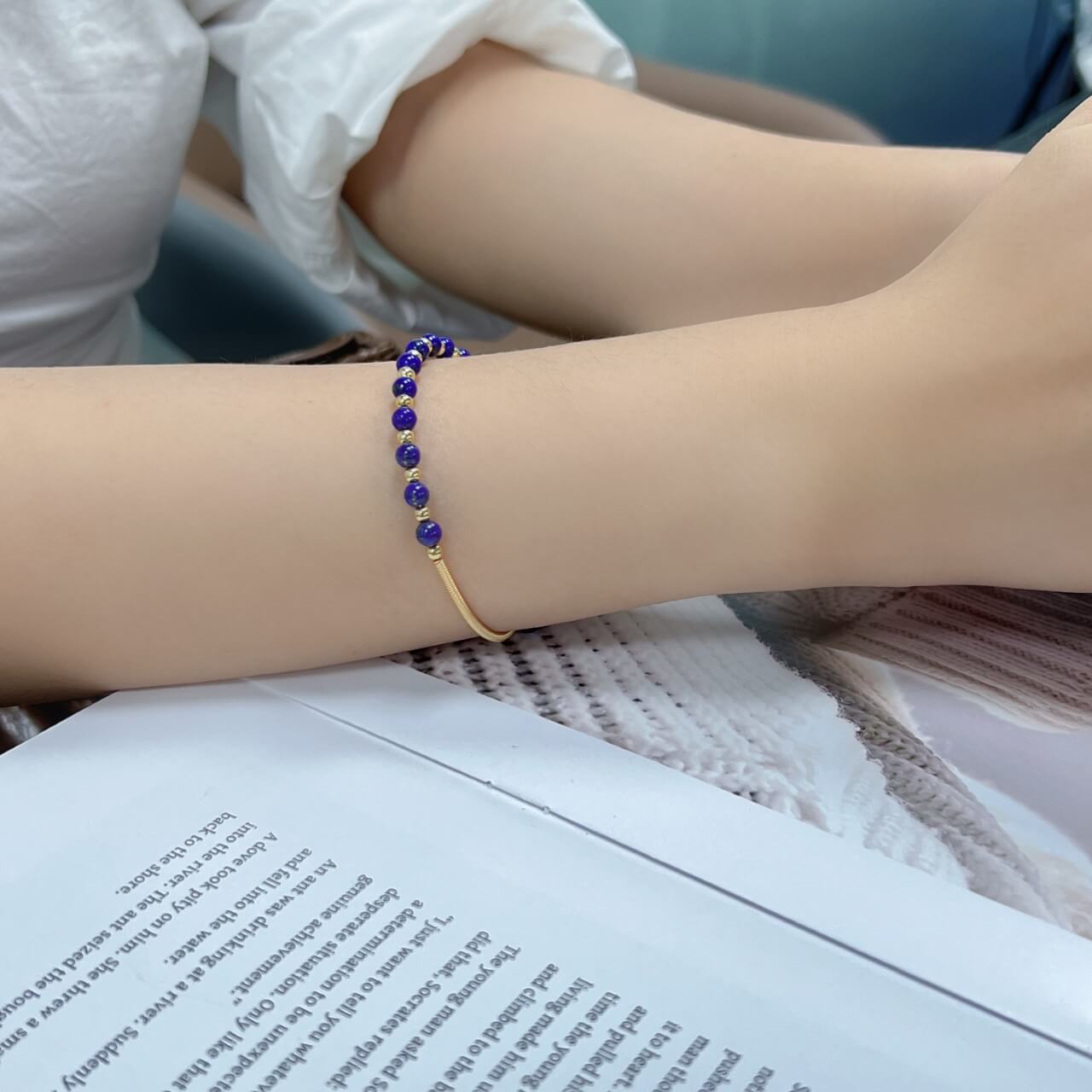 Lapis Lazuli Purification and Protection Bracelet