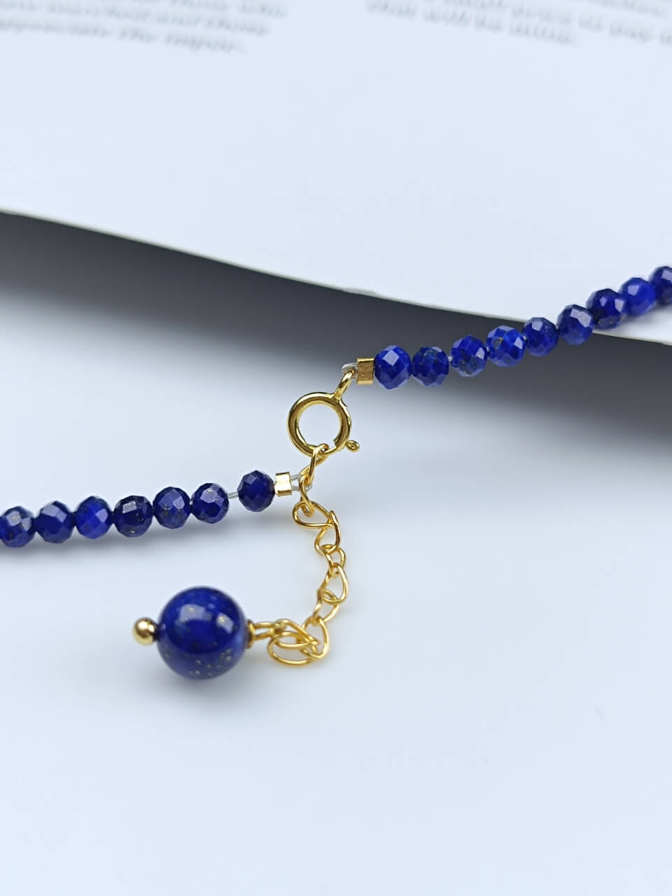 Karma Stone 925 Sterling Silver Lapis Lazuli Malachite Pearl Guardian Necklace