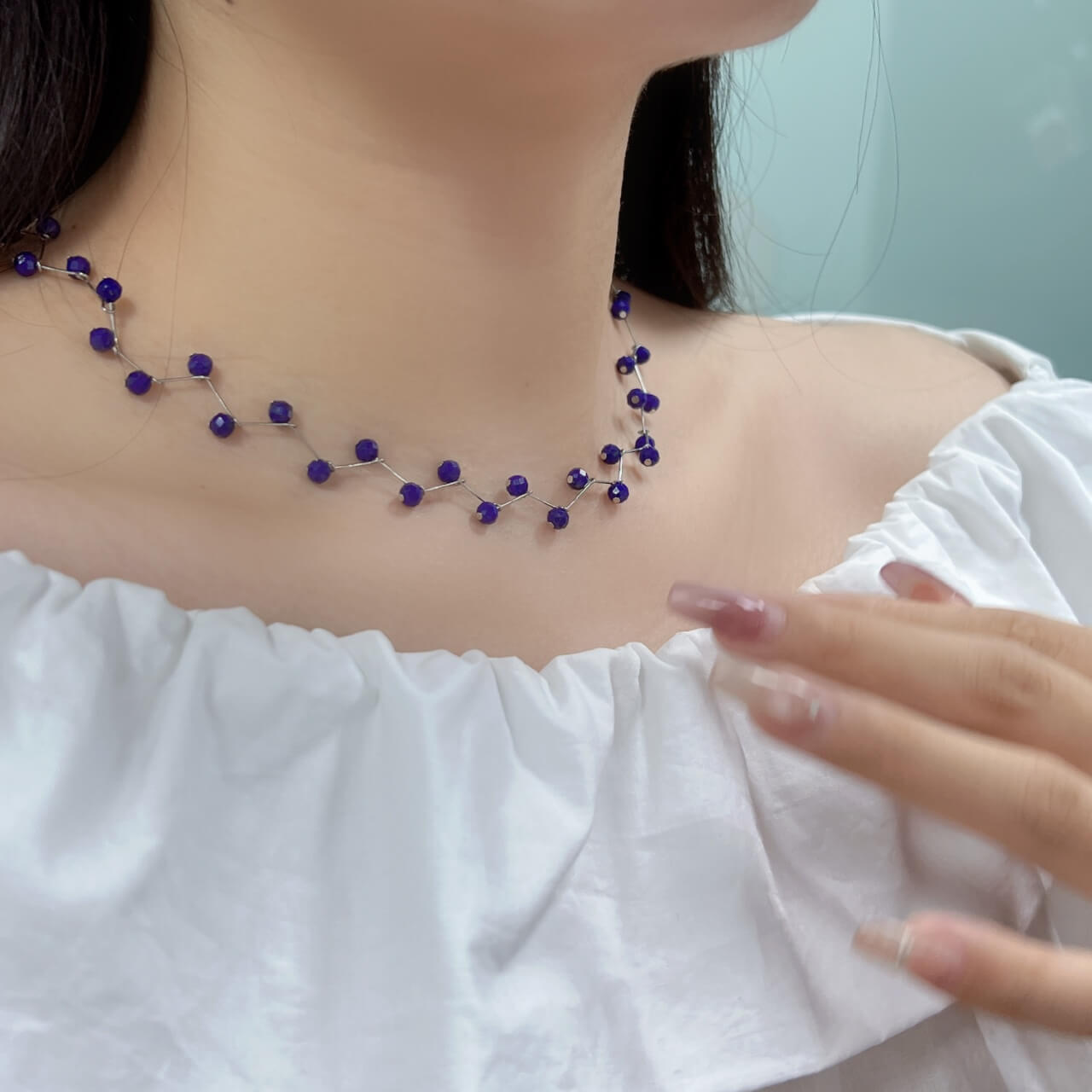 Baby's Breath 4mm Diamond-Cut Necklace Sterling Silver