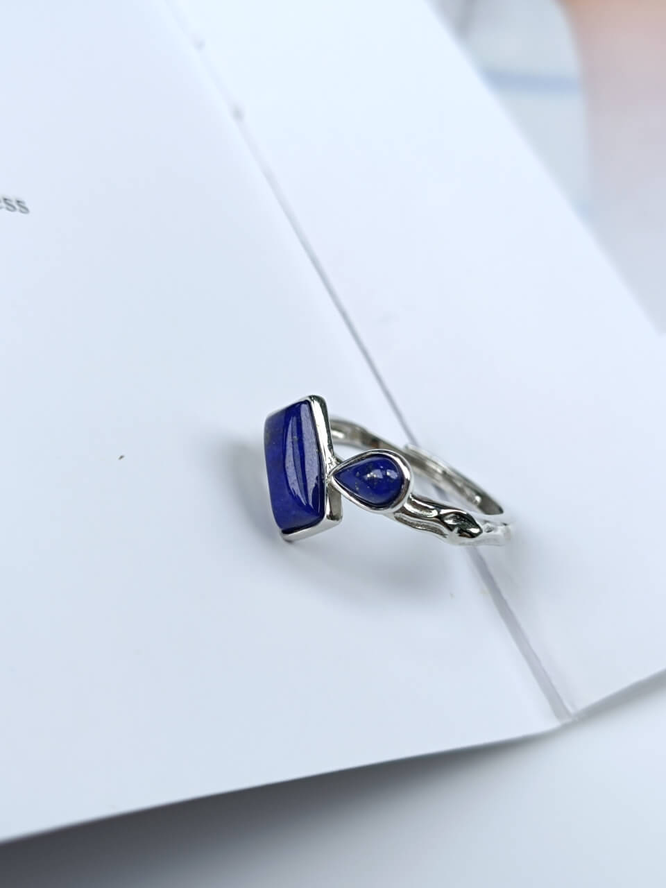 Lapis Lazuli Ring in Sterling Silver