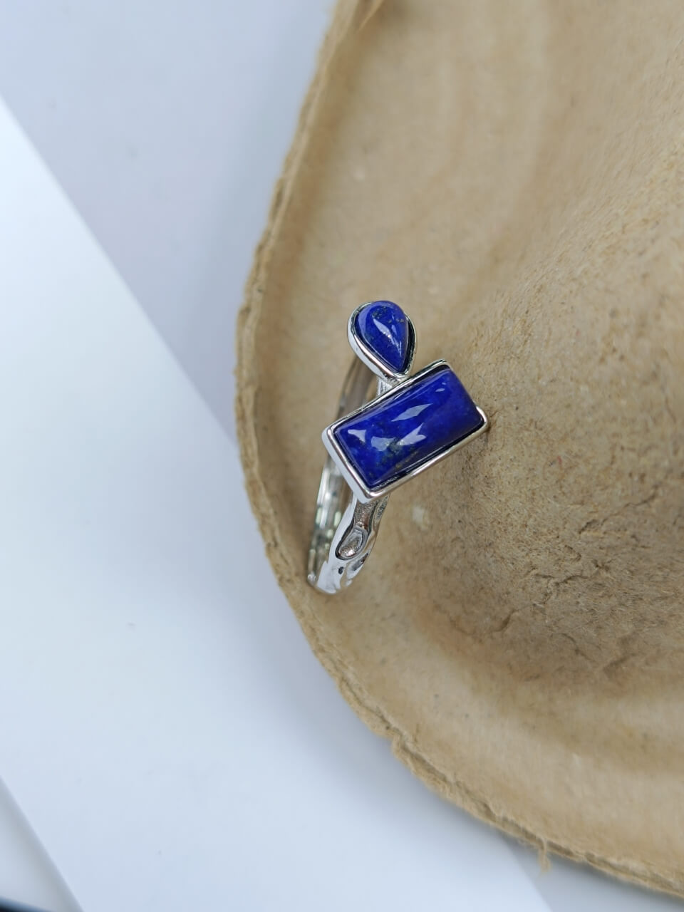 Lapis Lazuli Ring in Sterling Silver