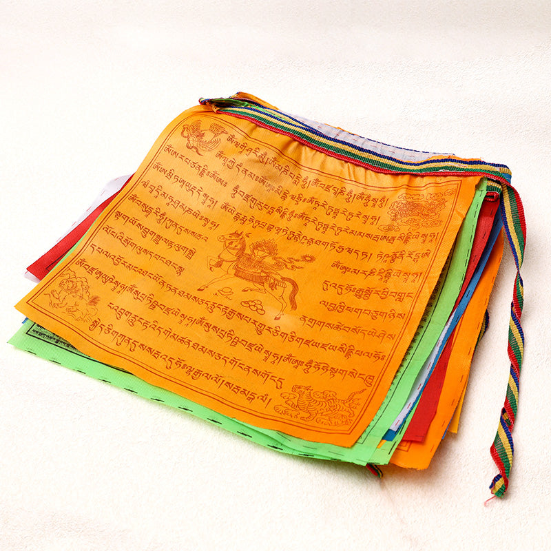 Karma Stone Outdoor Long-lasting Windhorse 20 Pcs Prayer Flag