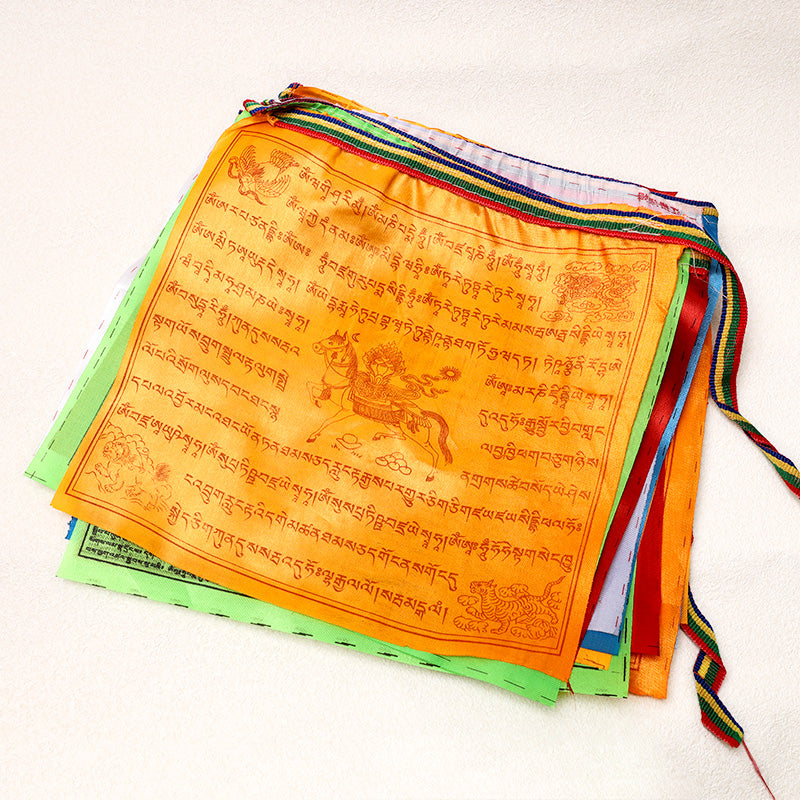 Karma Stone Outdoor Long-lasting Windhorse 20 Pcs Prayer Flag