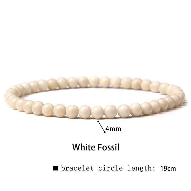 Karma Stone 4mm Various Stone Crystal Mini Beads Healing Bracelet