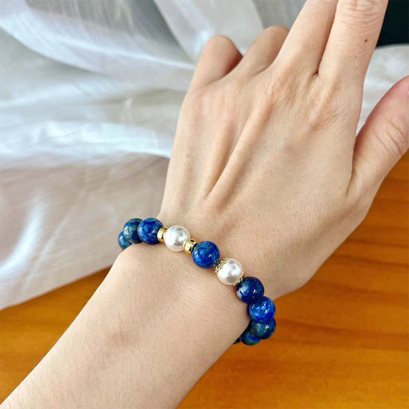 Karma Stone Lazurite Beads Serenity Balance Bracelet