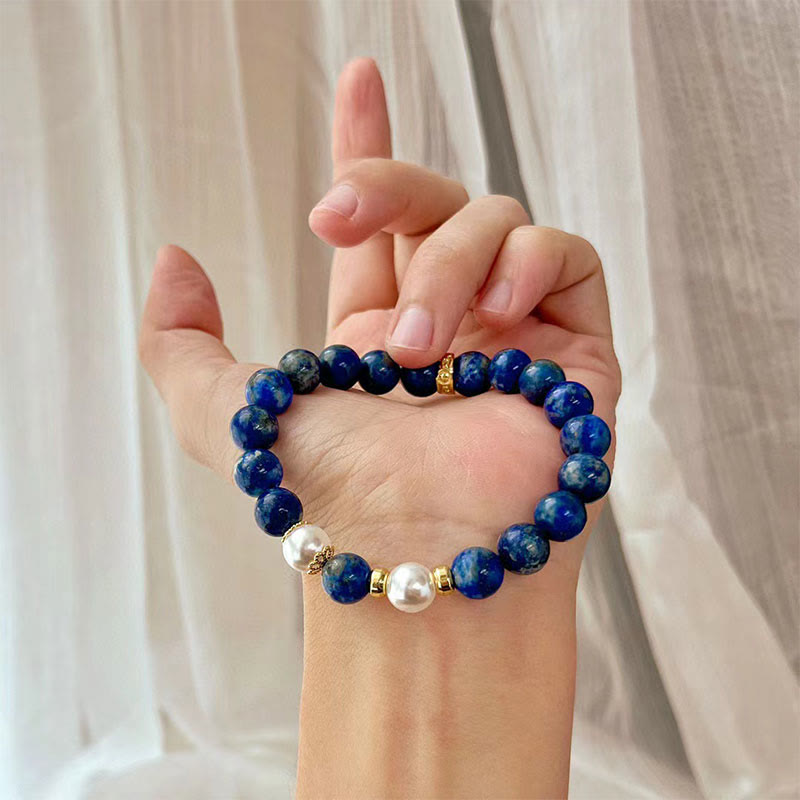 Karma Stone Lazurite Beads Serenity Balance Bracelet