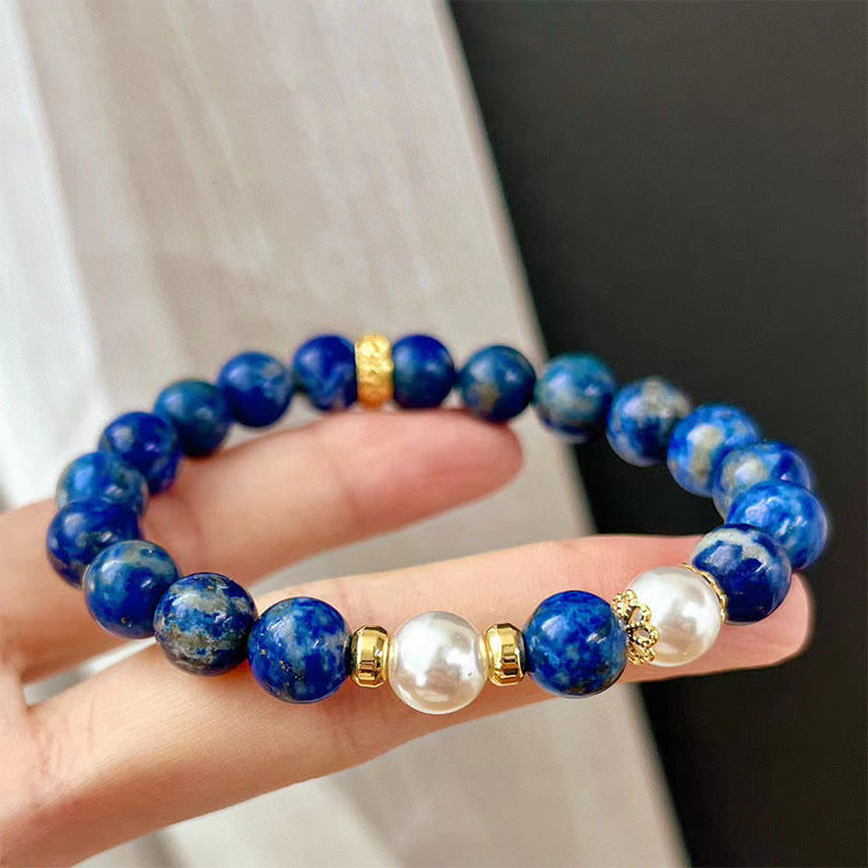 Karma Stone Lazurite Beads Serenity Balance Bracelet