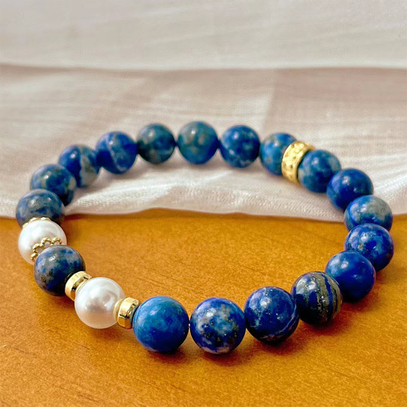Karma Stone Lazurite Beads Serenity Balance Bracelet