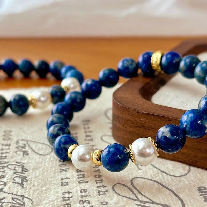 Karma Stone Lazurite Beads Serenity Balance Bracelet