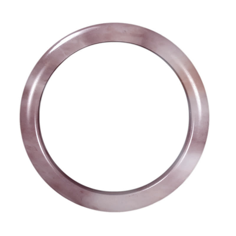 Karma Stone Purple Jade Happiness Protection Bracelet Bangle