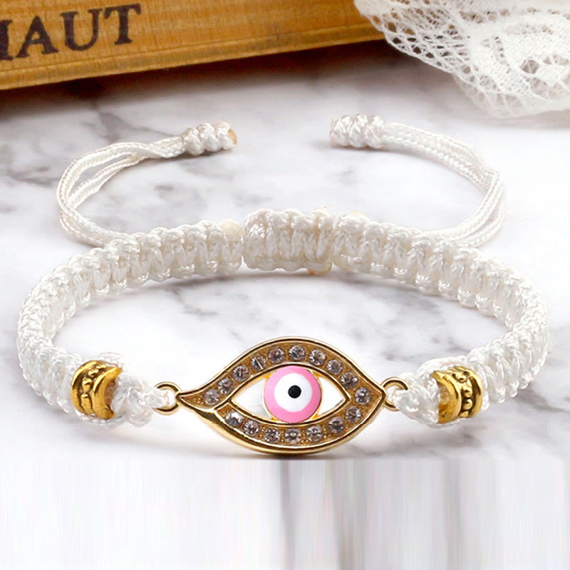 Karma Stone Evil Eye Keep Away Evil Spirits String Bracelet