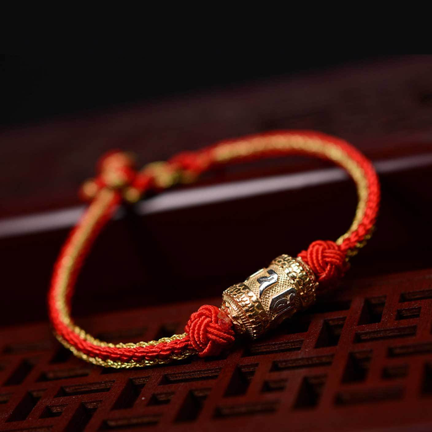 Karma Stone Tibetan Mantra Bracelet - Luck & Protection
