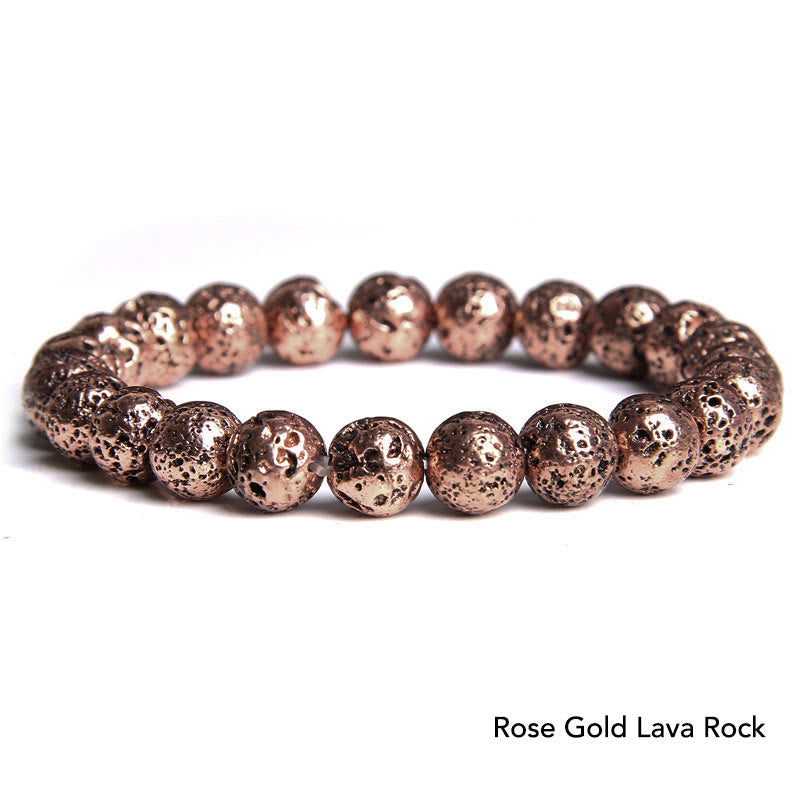 Karma Stone Natural Agate Stone Crystal Balance Beaded Bracelet