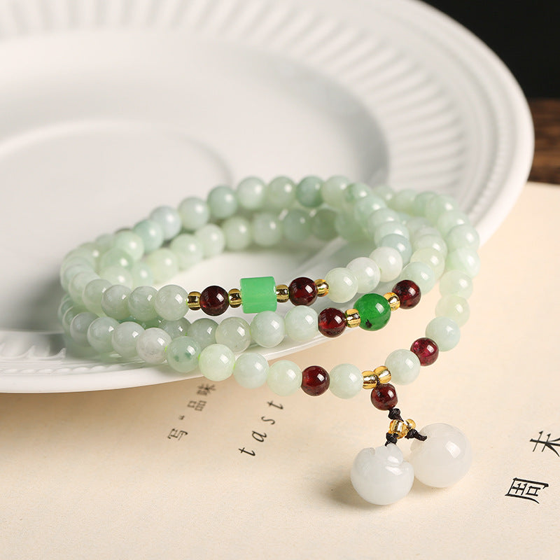 Karma Stone Natural Jade Pixiu Buddha Abundance Bracelet