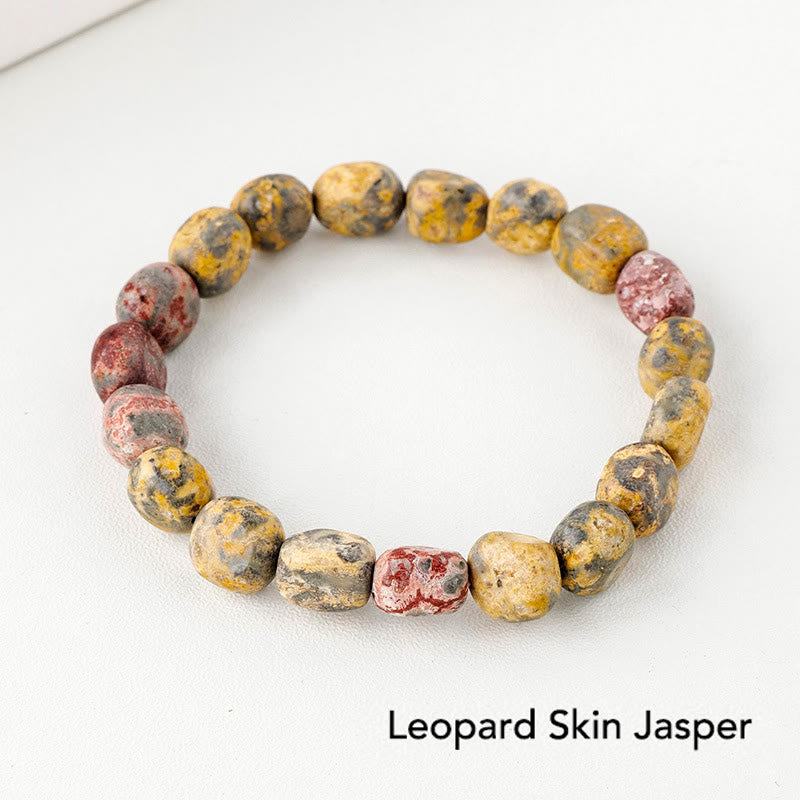 Karma Stone Natural Irregular Shape Crystal Stone Spiritual Awareness Bracelet
