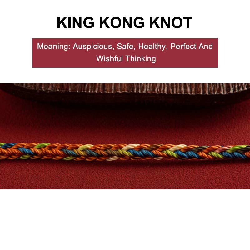 Karma Stone "May you be healthy and happy" Lucky Multicolored Bracelet