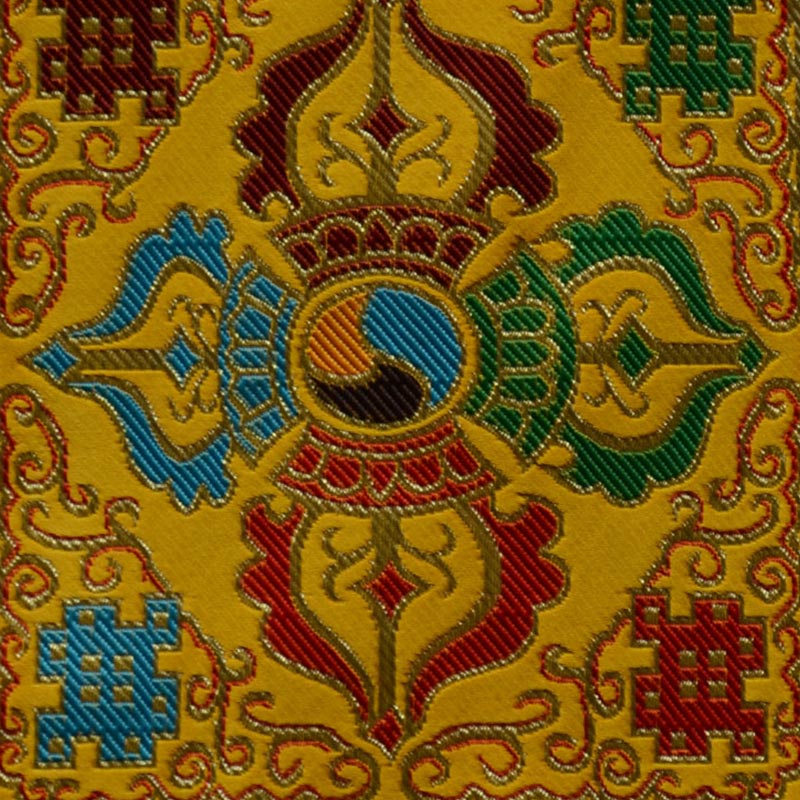 Karma Stone Prayer Altar Mat Healing Meditation Vajra Auspicious Symbols