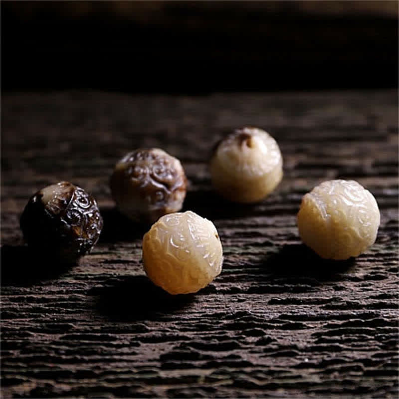 Karma Stone Tibetan 108 Mala Beads Yak Bone Balance Strength Mala Bracelet