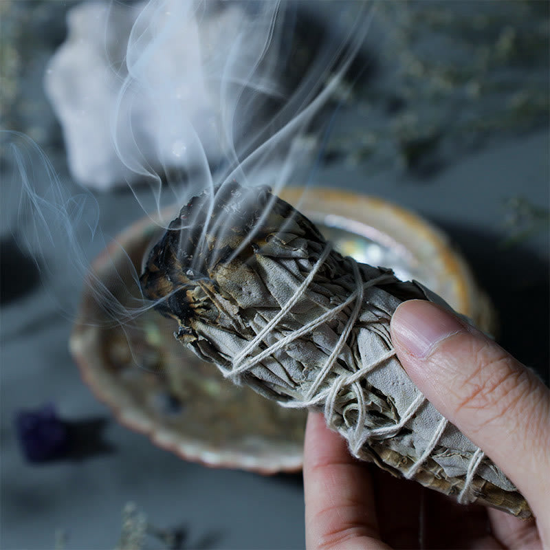 Karma Stone Smudge Stick for Home Cleansing Incense Healing Meditation and California Smudge Sticks Rituals