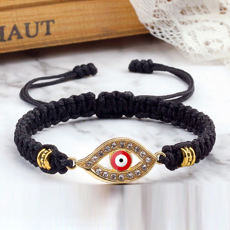 Karma Stone Evil Eye Keep Away Evil Spirits String Bracelet