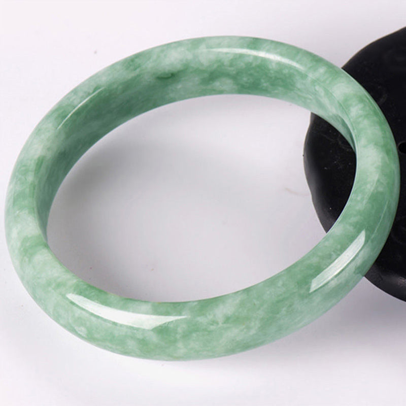 Karma Stone Natural Jade Prosperity Bangle Bracelet
