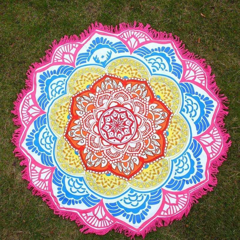Karma Stone Tibetan Mandala Harmony Mat Decoration