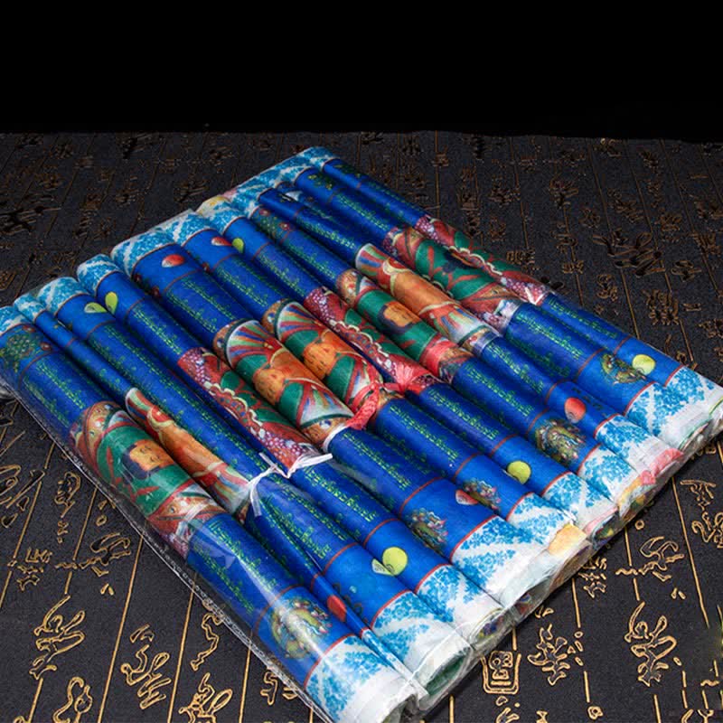 Karma Stone Tibetan 5 Colors Windhorse Buddha Tara Scriptures Healing Auspicious Outdoor Prayer Flag