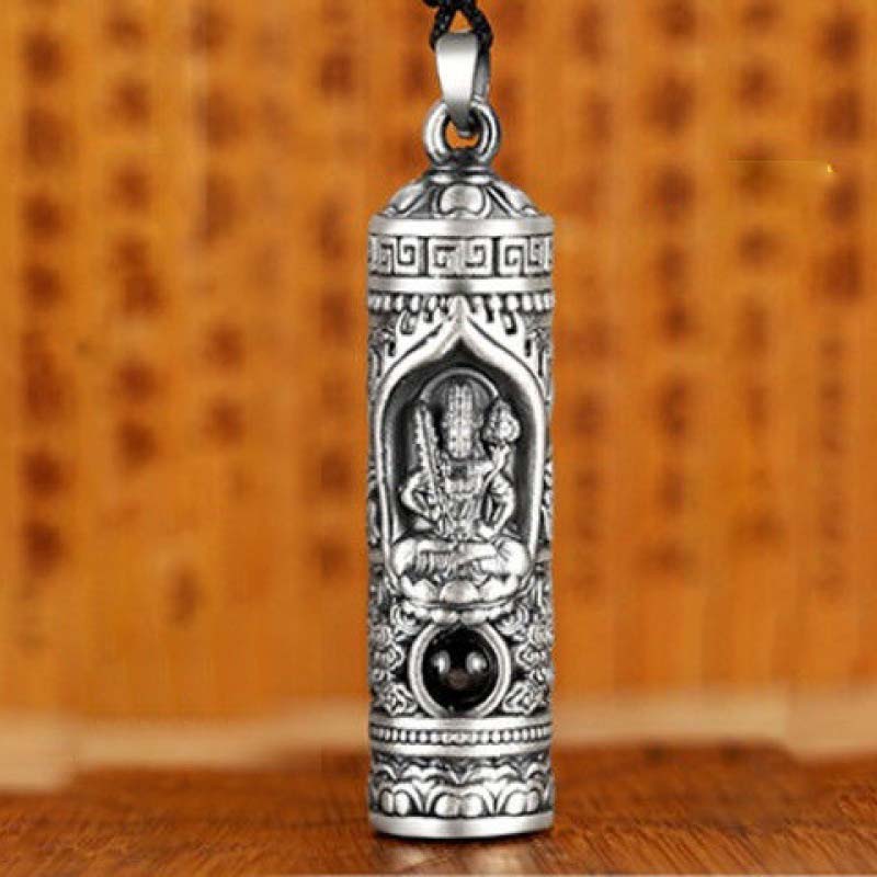 Karma Stone Chinese Zodiac Natal Buddha Projection Prosperity Necklace Pendant