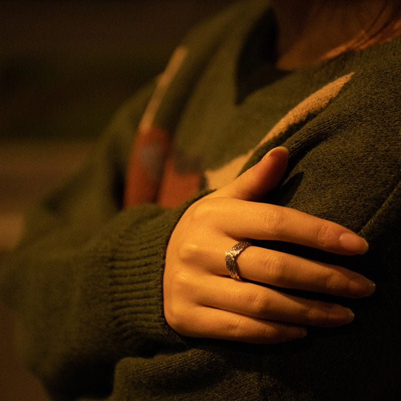 Karma Stone FengShui Wing Lucky Ring