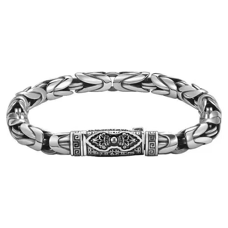 Karma Stone Dorje Vajra Om Mani Padme Hum Peace Love Copper Chain Bracelet