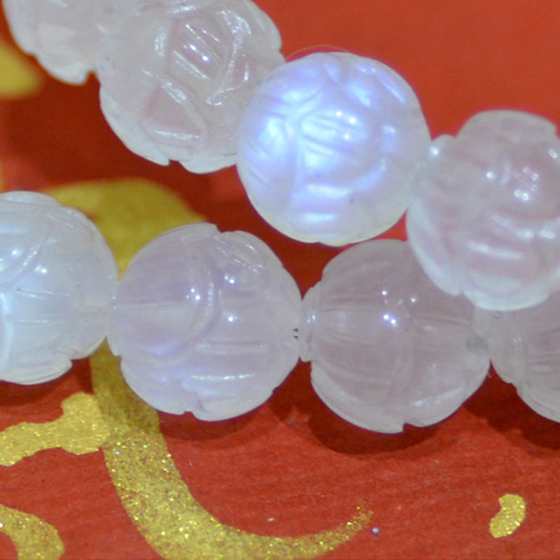 Karma Stone Natural Moonstone Lotus Love Bracelet