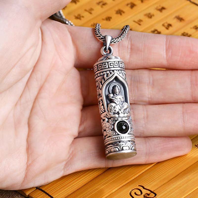 Karma Stone Chinese Zodiac Natal Buddha Projection Prosperity Necklace Pendant