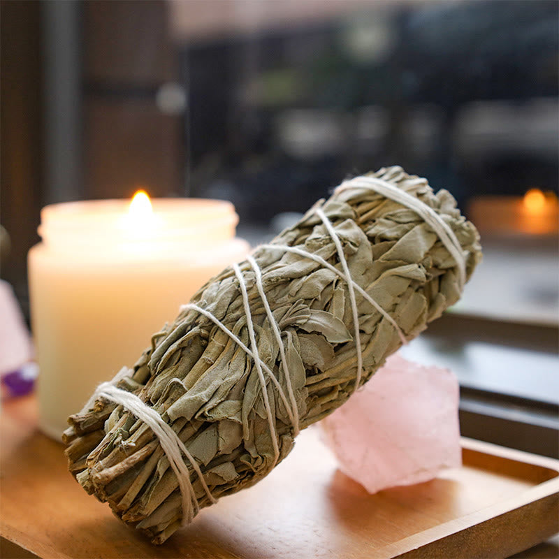 Karma Stone Smudge Stick for Home Cleansing Incense Healing Meditation and California Smudge Sticks Rituals