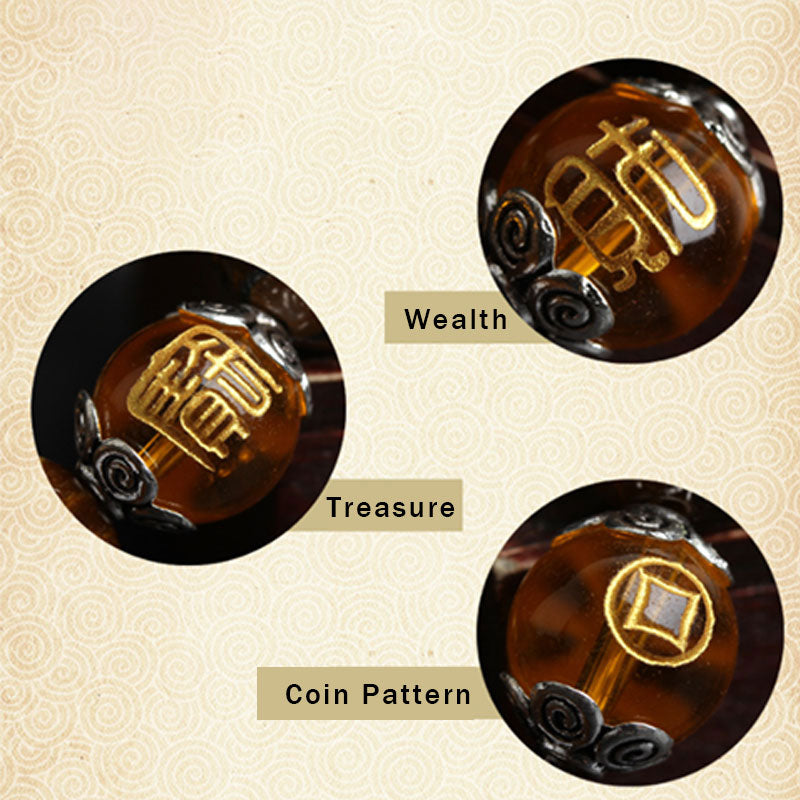 Karma Stone Tiger Eye Bead Fortune Prosperity Bracelet