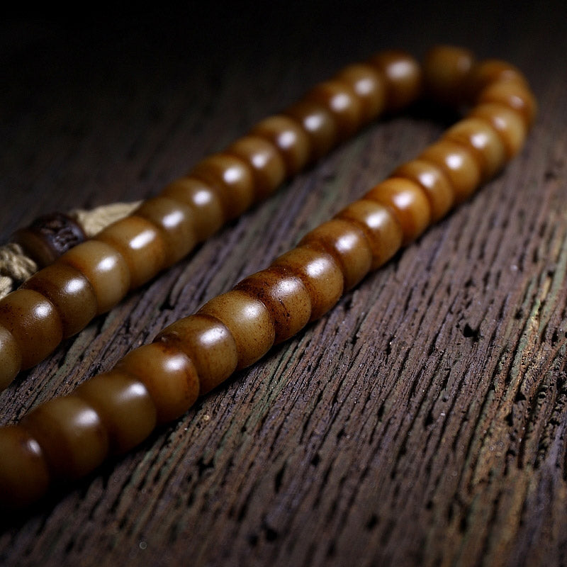 Karma Stone Tibetan Yak Bone Bracelet Balance Power Wristband