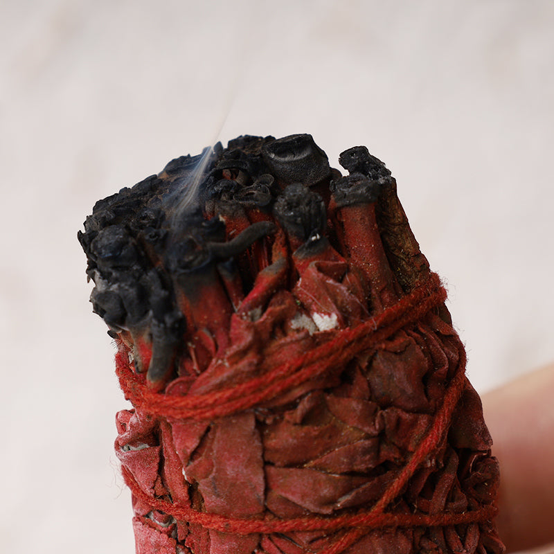 Karma Stone Dragon's Blood Sage Smudge Stick for Home Negative Energy Cleansing Incense Healing Meditation Rituals